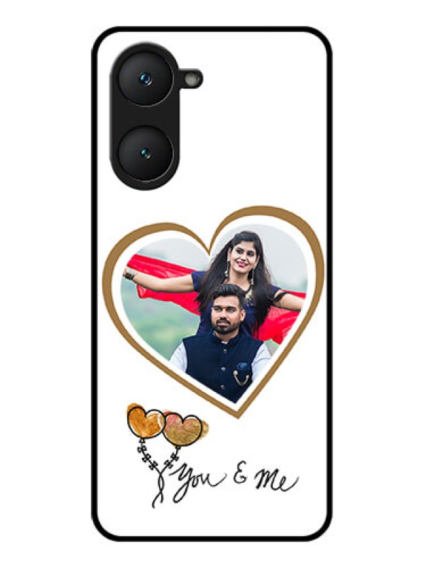 Custom Vivo Y18 Custom Glass Phone CaseYou and Me Design