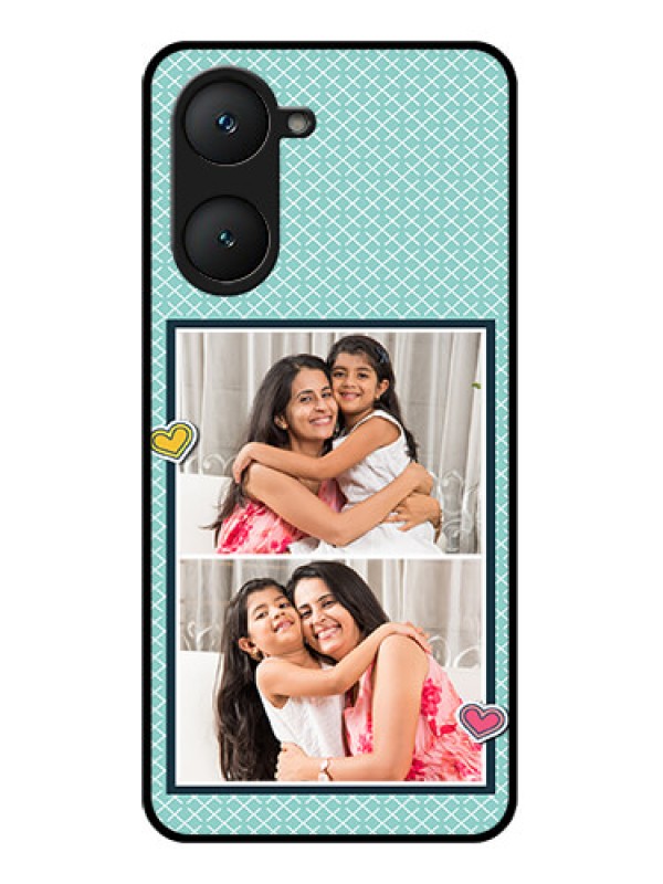 Custom Vivo Y18 Custom Glass Phone Case2 Image Holder With Pattern Design