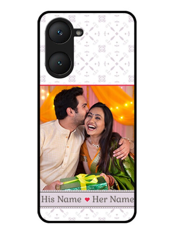 Custom Vivo Y18 Custom Glass Phone CaseWith Photo And Ethnic Design