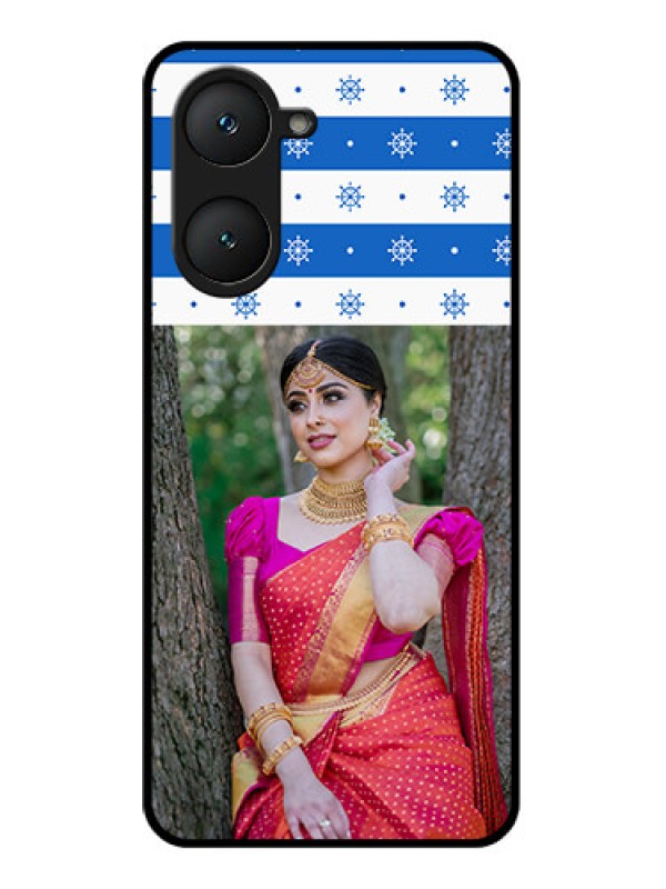 Custom Vivo Y18E Custom Glass Phone CaseSnow Pattern Design