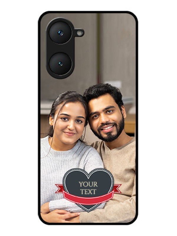 Custom Vivo Y18E Custom Glass Phone CaseJust Married Couple Design
