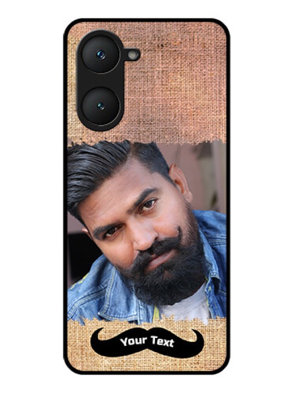 Custom Vivo Y18E Custom Glass Phone CaseWith Texture Design