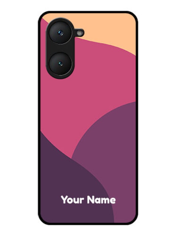 Custom Vivo Y18E Custom Glass Phone CaseMixed Multi - Colour Abstract Art Design