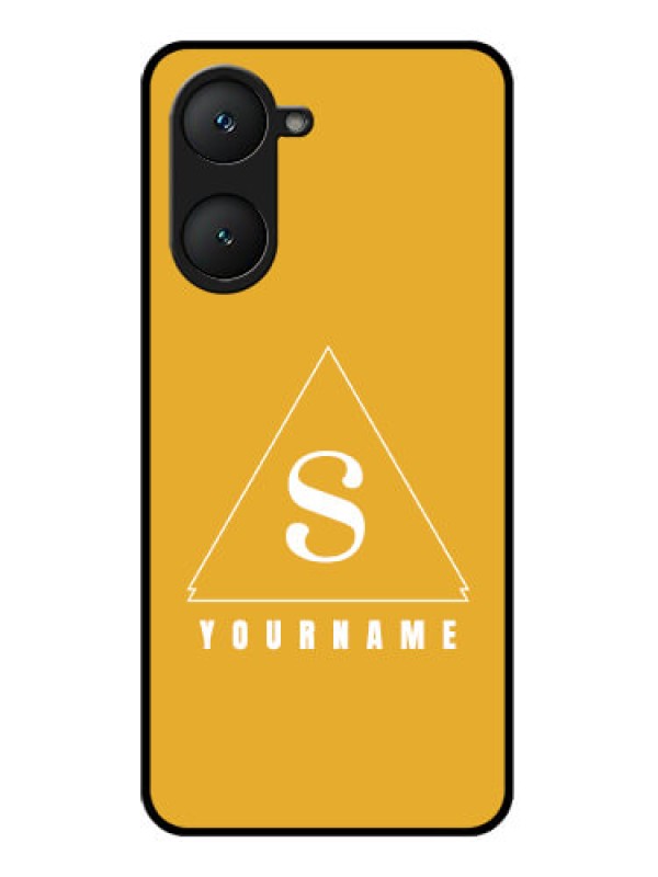 Custom Vivo Y18E Custom Glass Phone CaseSimple Triangle Design