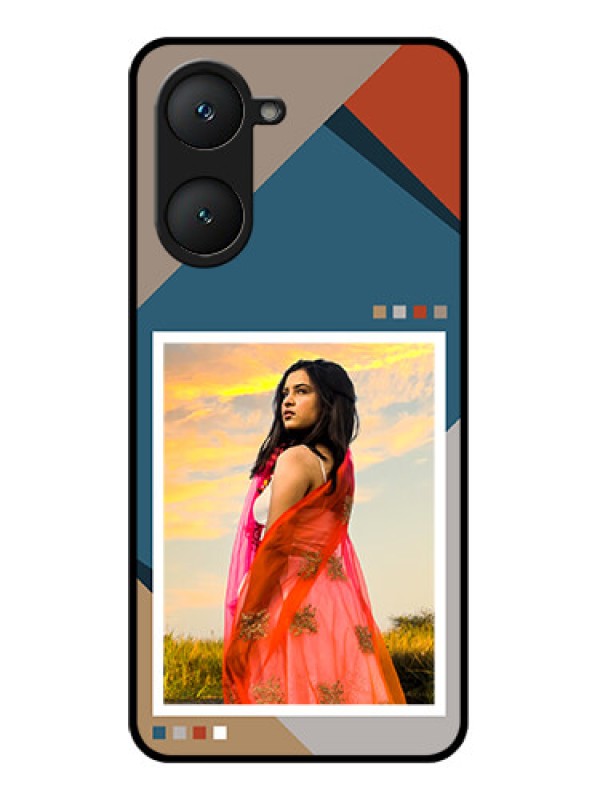 Custom Vivo Y18i Custom Glass Phone Case - Retro Color Pallet Design