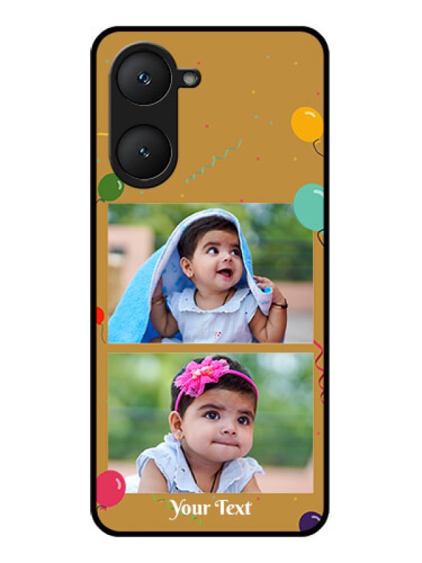 Custom Vivo Y18T Custom Glass Phone Case - Image Holder With Birthday Celebrations Design
