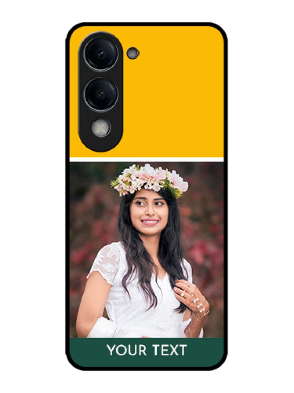 Custom Vivo Y19 5G Custom Glass Phone Case - Love You Design