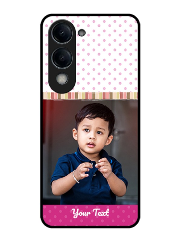 Custom Vivo Y19 5G Custom Glass Phone Case - Cute Girls Cover Design