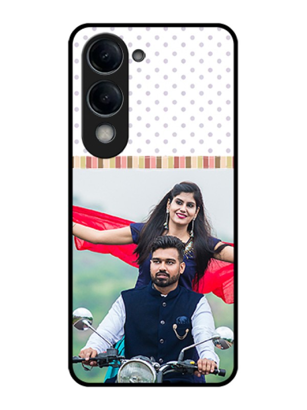 Custom Vivo Y19 5G Custom Glass Phone Case - Cute Family Design