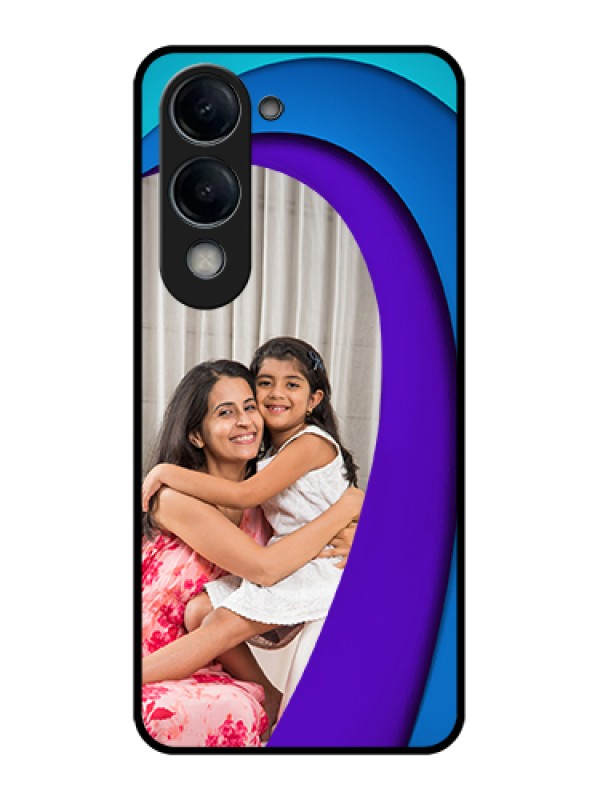 Custom Vivo Y19 5G Custom Glass Phone Case - Simple Pattern Design