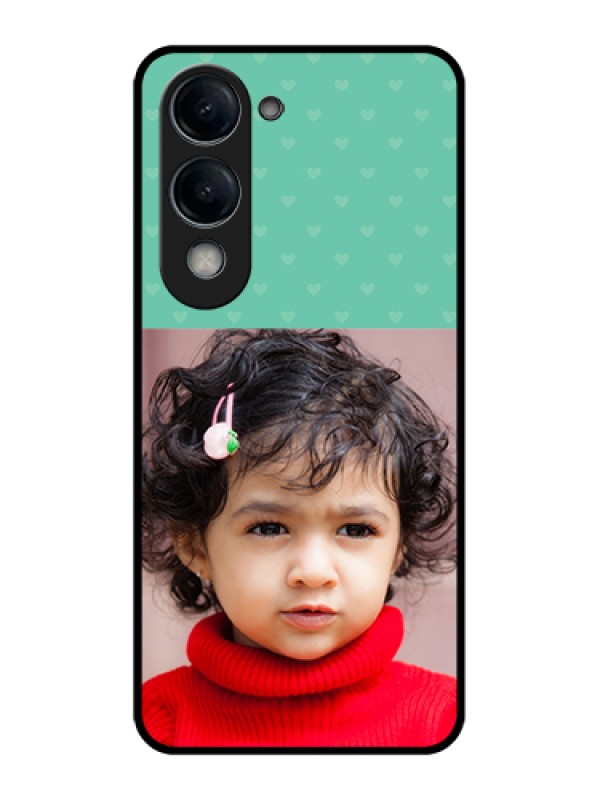 Custom Vivo Y19 5G Custom Glass Phone Case - Lovers Picture Design