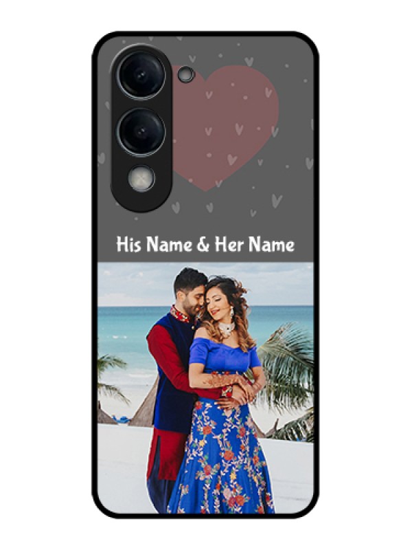 Custom Vivo Y19 5G Custom Glass Phone Case - Buy Love Design With Photo Online
