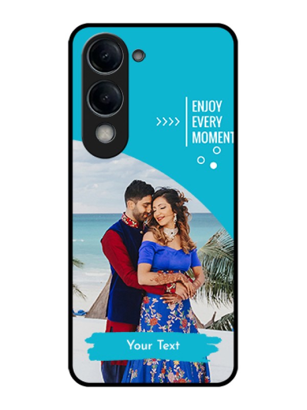 Custom Vivo Y19 5G Custom Glass Phone Case - Happy Moment Design