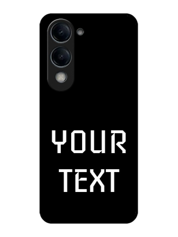 Custom Vivo Y19 5G Custom Glass Phone Case - Your Name Design