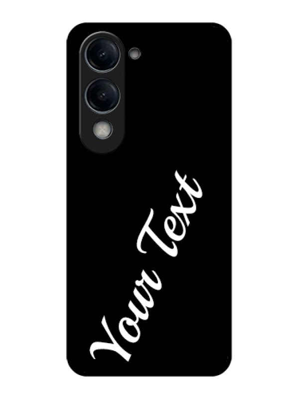 Custom Vivo Y19 5G Custom Glass Phone Case - With Your Name Design