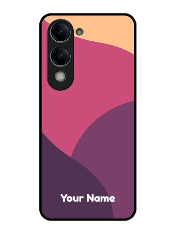 Custom Vivo Y19 5G Custom Glass Phone Case - Mixed Multi - Colour Abstract Art Design