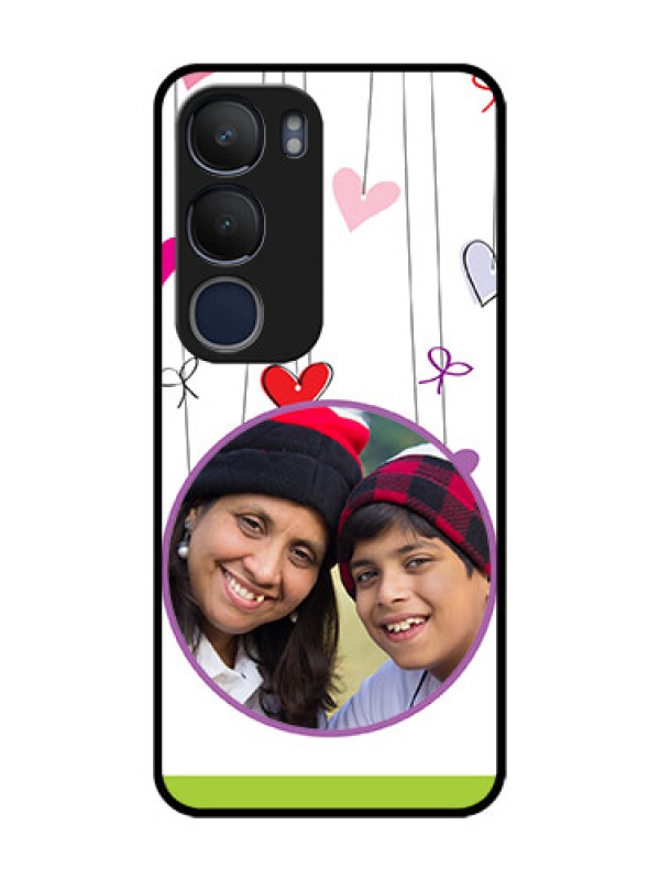 Custom Vivo Y19 Photo Printing on Glass Case  - Cute Kids Phone Case Design