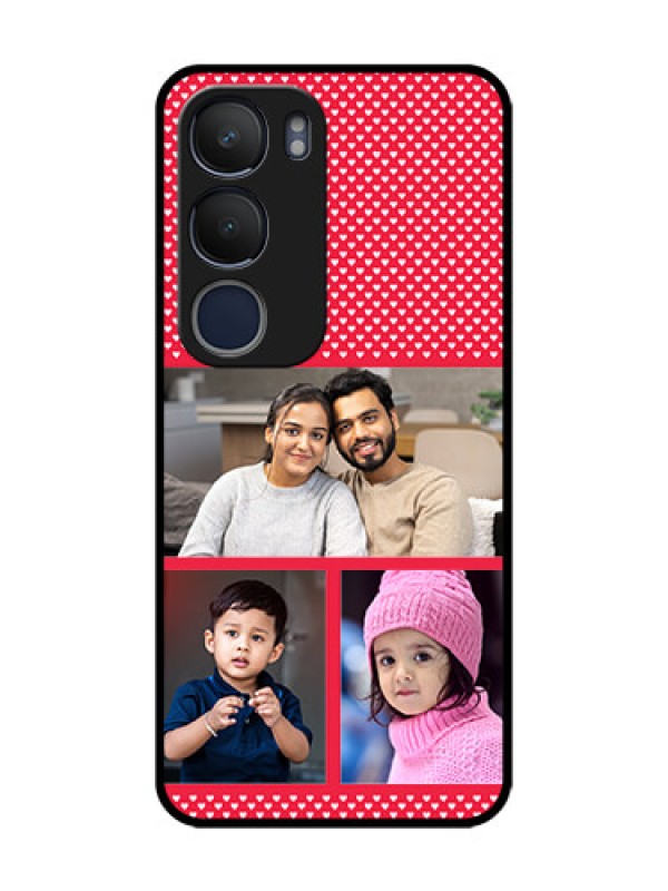 Custom Vivo Y19 Personalized Glass Phone Case  - Bulk Pic Upload Design