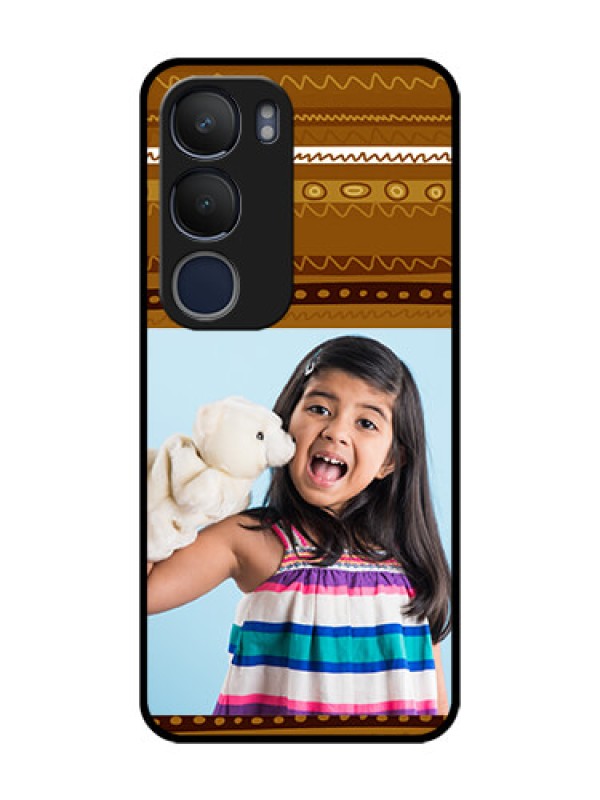 Custom Vivo Y19 Custom Glass Phone Case  - Friends Picture Upload Design 