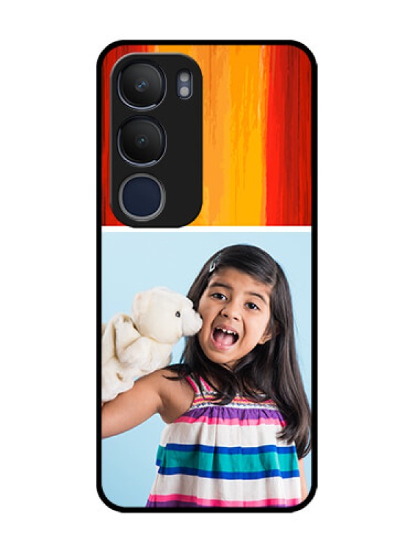 Custom Vivo Y19 Personalized Glass Phone Case  - Multi Color Design