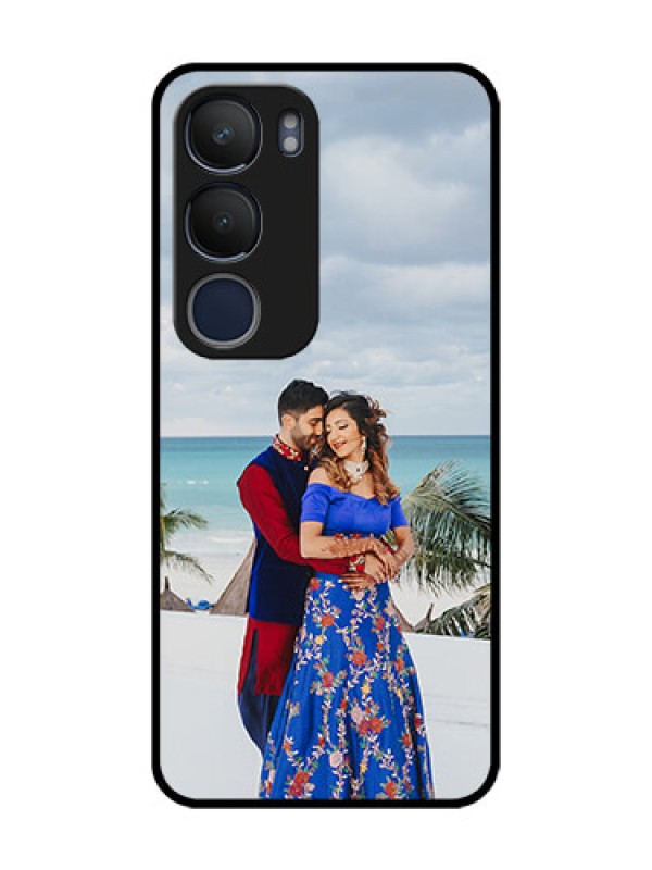 Custom Vivo Y19 Photo Printing on Glass Case  - Upload Full Picture Design