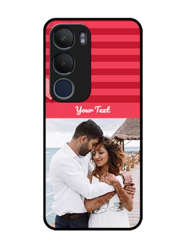 Custom Vivo Y19 Custom Glass Phone Case  - Valentines Day Design