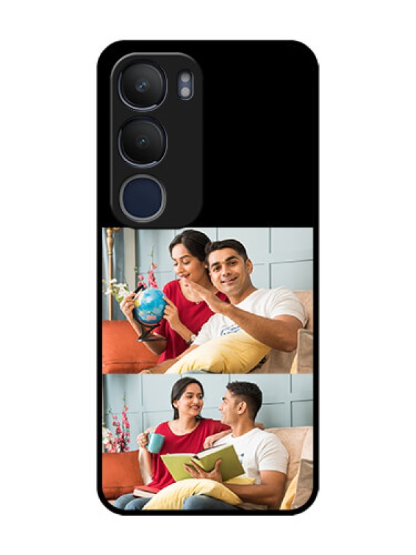 Custom Vivo Y19 2 Images on Glass Phone Cover