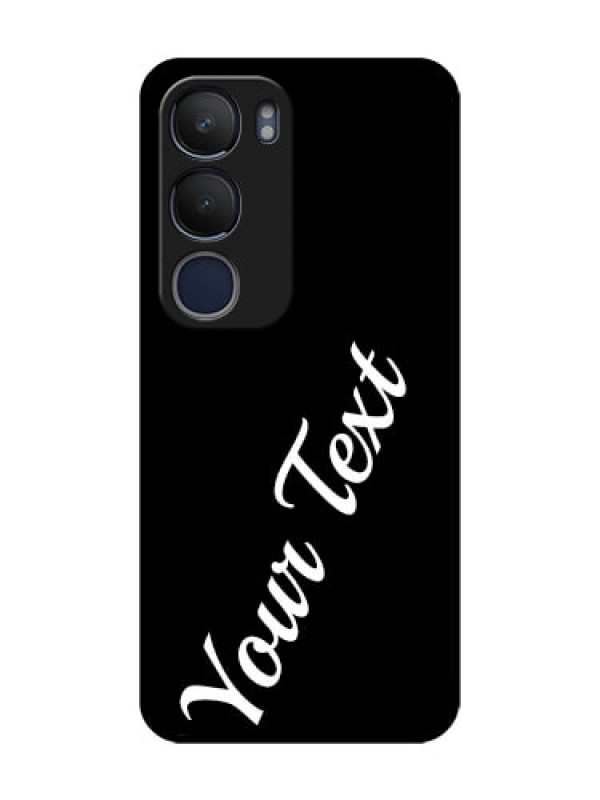 Custom Vivo Y19 Custom Glass Mobile Cover with Your Name