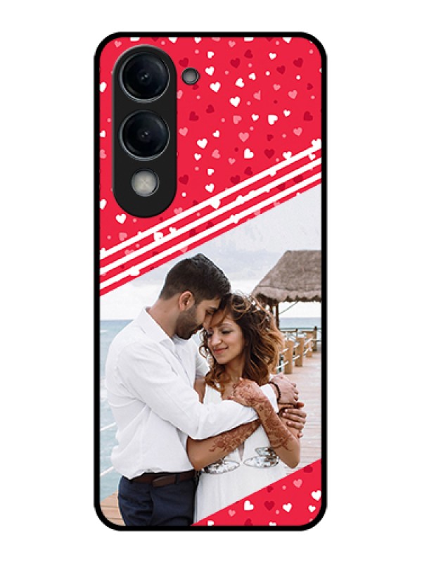 Custom Vivo Y19e Custom Glass Phone Case - Valentines Gift Design