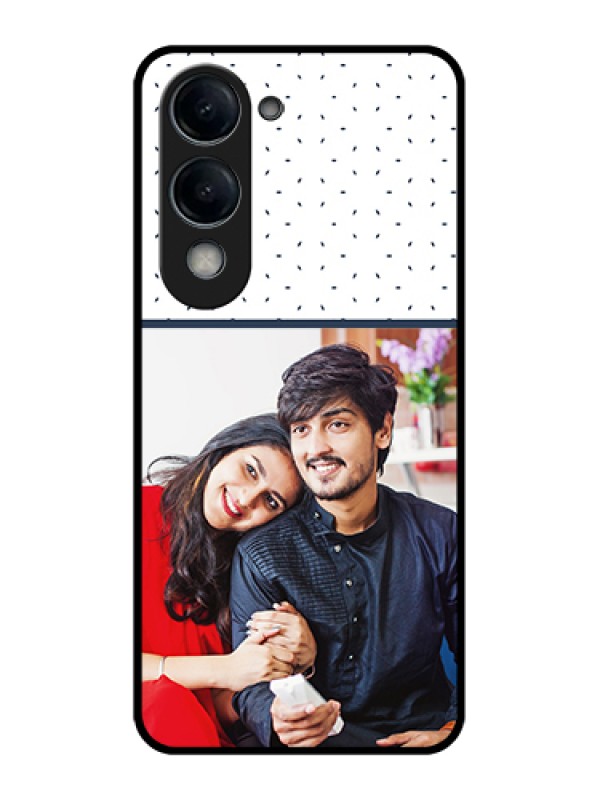 Custom Vivo Y19e Custom Glass Phone Case - Premium Dot Design