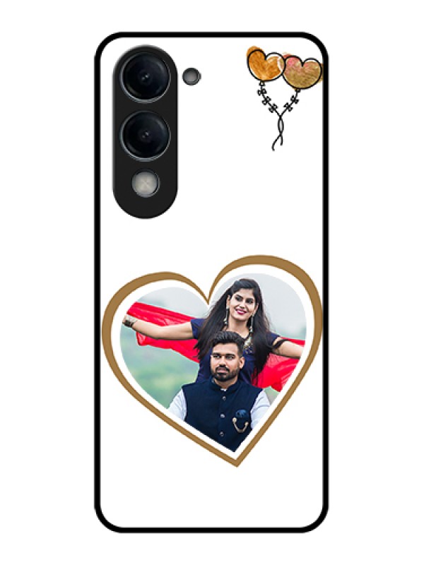 Custom Vivo Y19e Custom Glass Phone Case - You & Me Design