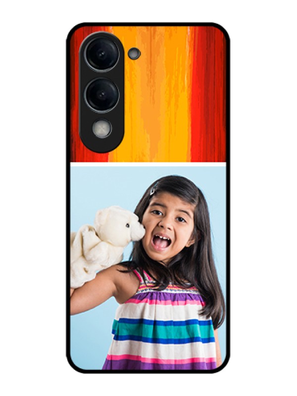 Custom Vivo Y19e Custom Glass Phone Case - Multi Color Design