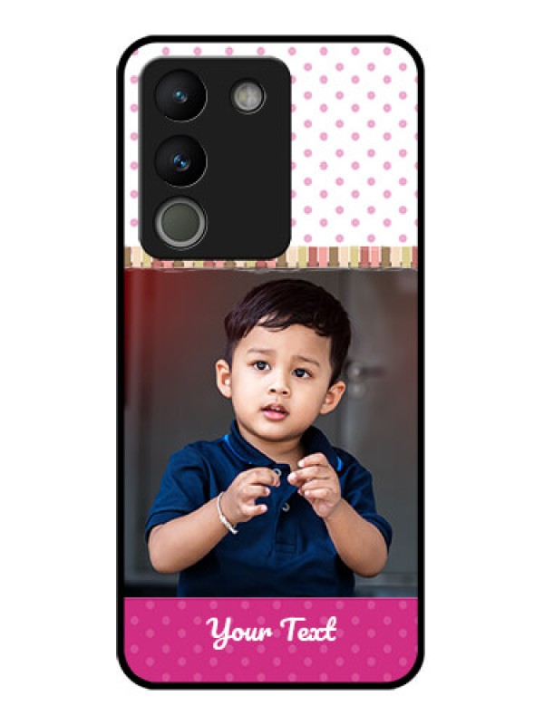 Custom Vivo Y200 5G Custom Glass Phone Case - Cute Girls Cover Design