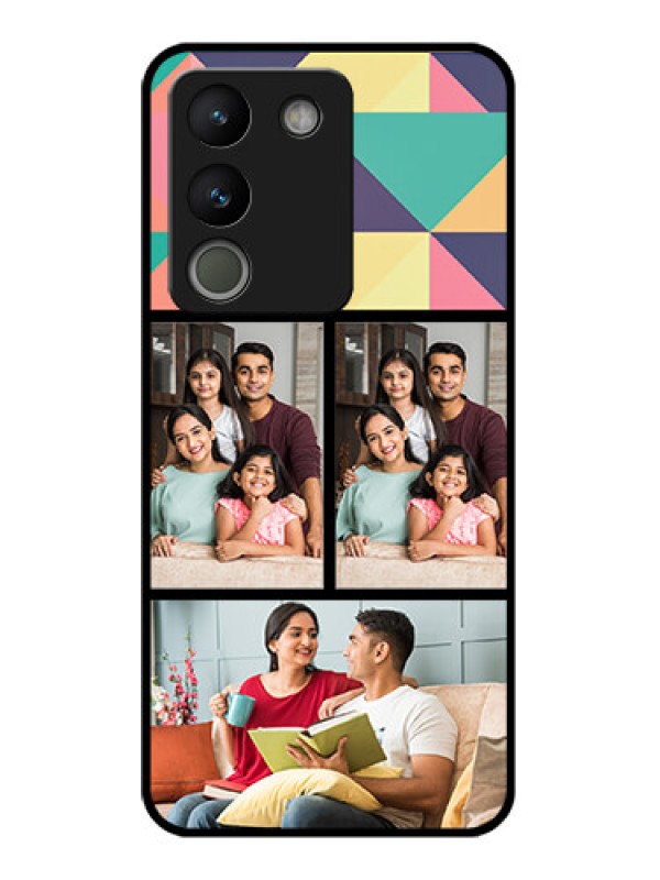 Custom Vivo Y200 5G Custom Glass Phone Case - Bulk Pic Upload Design