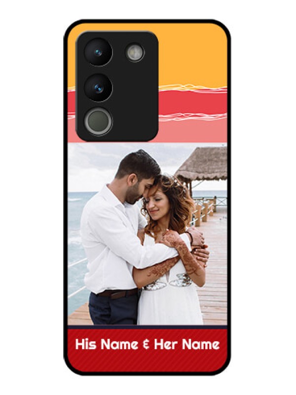 Custom Vivo Y200 5G Custom Glass Phone Case - Colorful Case Design