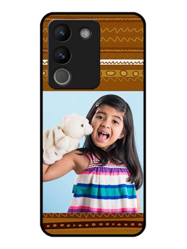 Custom Vivo Y200 5G Custom Glass Phone Case - Friends Picture Upload Design