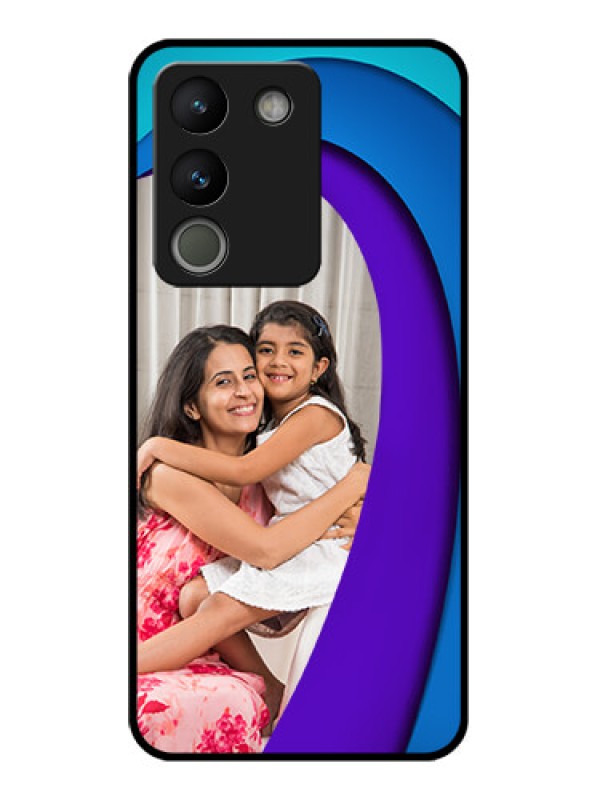 Custom Vivo Y200 5G Custom Glass Phone Case - Simple Pattern Design