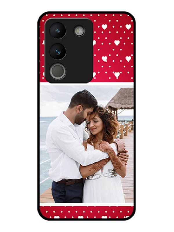 Custom Vivo Y200 5G Custom Glass Phone Case - Hearts Mobile Case Design