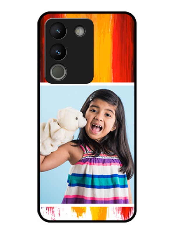 Custom Vivo Y200 5G Custom Glass Phone Case - Multi Color Design
