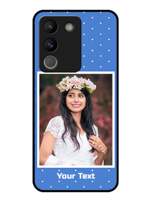 Custom Vivo Y200 5G Custom Glass Phone Case - Polka Dots Design