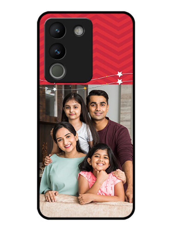 Custom Vivo Y200 5G Custom Glass Phone Case - Happy Family Design