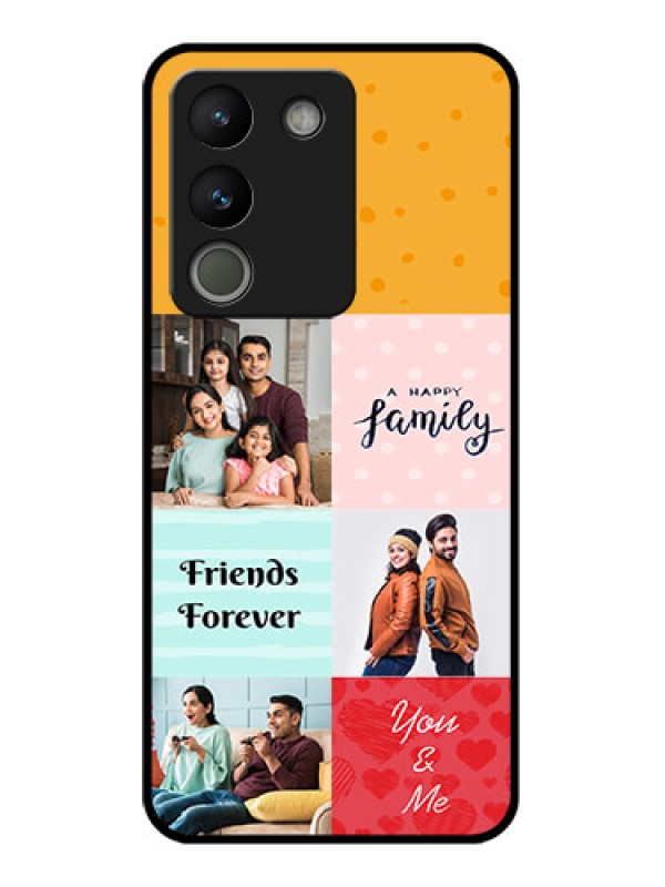 Custom Vivo Y200 5G Custom Glass Phone Case - Images With Quotes Design