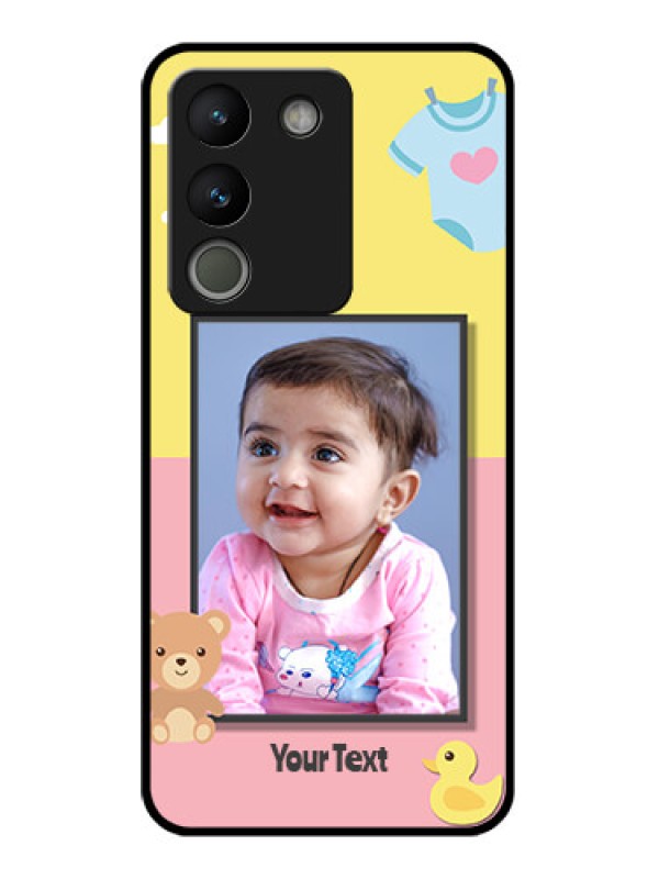 Custom Vivo Y200 5G Custom Glass Phone Case - Kids 2 Color Design