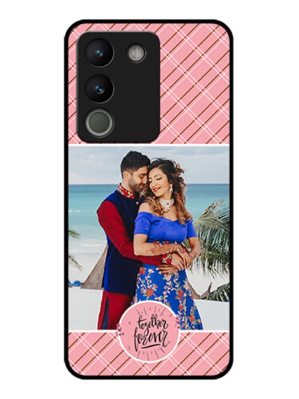 Custom Vivo Y200 5G Custom Glass Phone Case - Together Forever Design