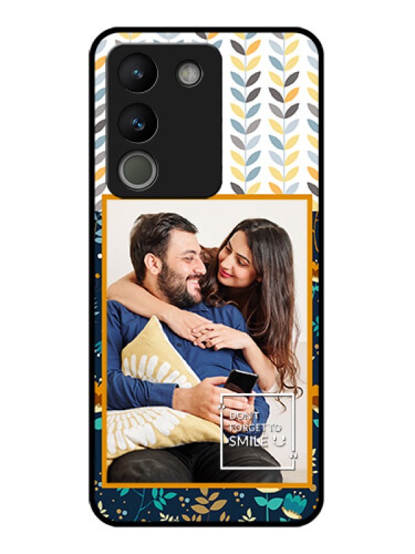 Custom Vivo Y200 5G Custom Glass Phone Case - Pattern Design