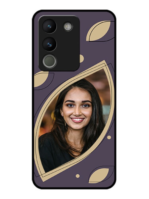 Custom Vivo Y200 5G Custom Glass Phone Case - Falling Leaf Design