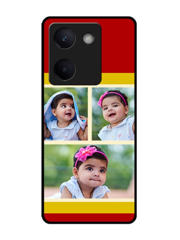 Custom Vivo Y200 Pro 5G Custom Glass Phone Case - Multiple Pic Upload Design