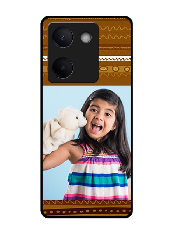 Custom Vivo Y200 Pro 5G Custom Glass Phone Case - Friends Picture Upload Design