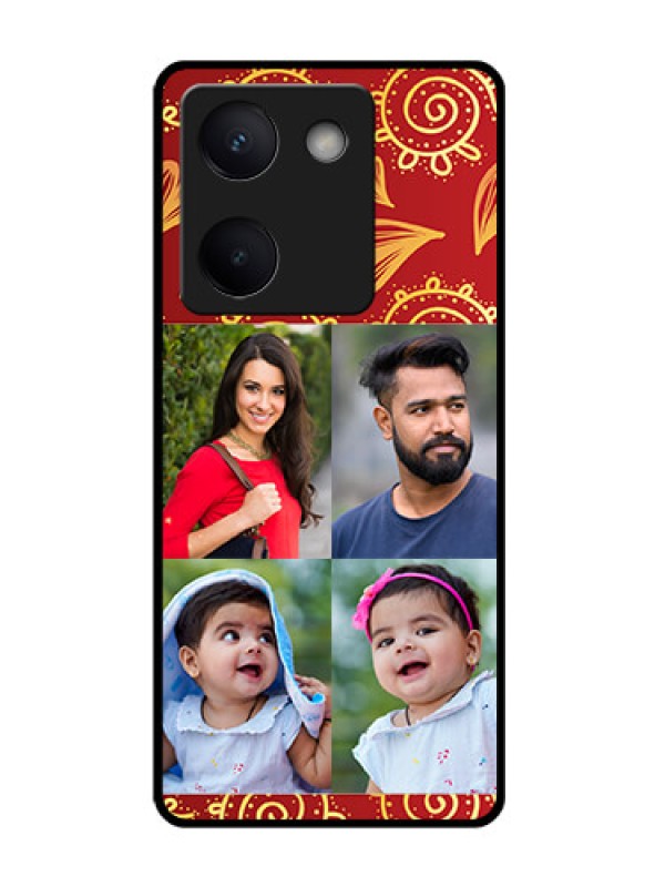 Custom Vivo Y200 Pro 5G Custom Glass Phone Case - 4 Image Traditional Design