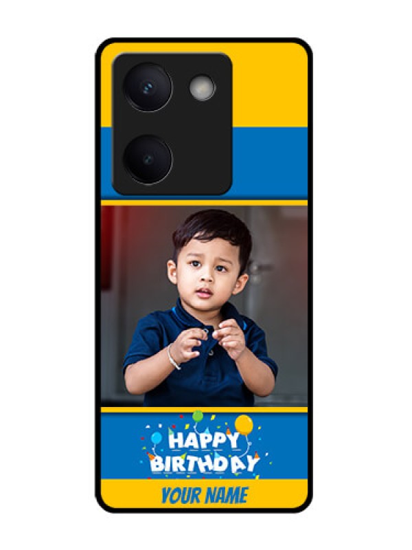 Custom Vivo Y200 Pro 5G Custom Glass Phone Case - Birthday Wishes Design